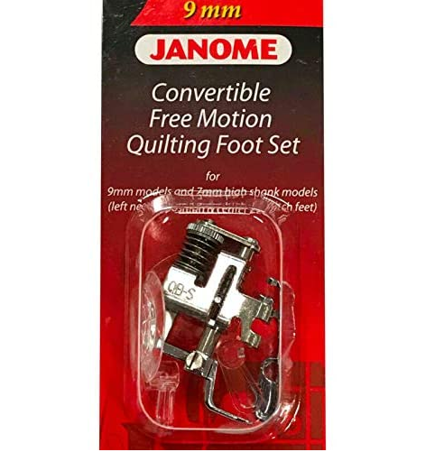 Janome 7 mm Low Shank Convertible Free Motion Quilting Foot Set - 202002004